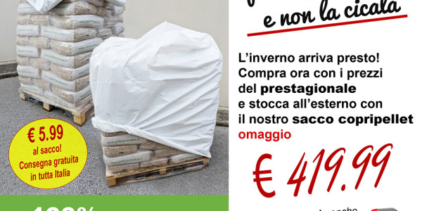 Fai la formica e non la cicala. Approfitta ora del prezzo prestagionale!